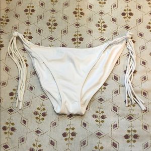 Victorias Secret scrunch back fringe bikini bottom
